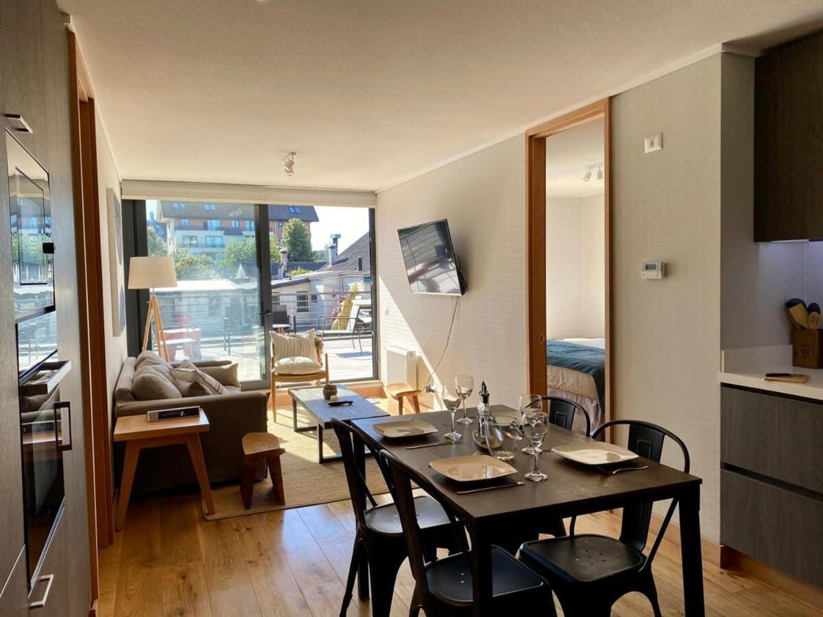 Depto 2D2B Frente A La Costanera Piscina Temperada Servicio Hom 0401 Apartment Puerto Varas Ngoại thất bức ảnh