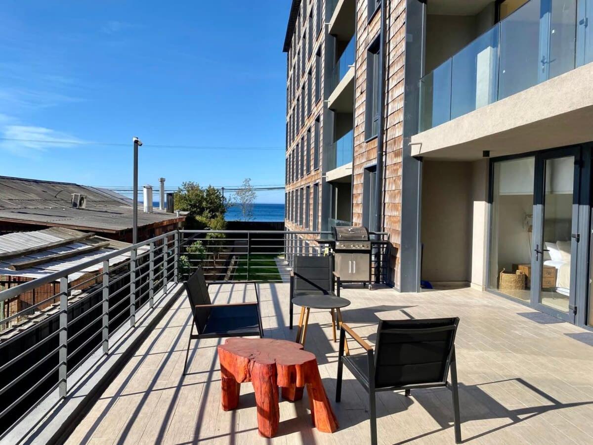 Depto 2D2B Frente A La Costanera Piscina Temperada Servicio Hom 0401 Apartment Puerto Varas Ngoại thất bức ảnh